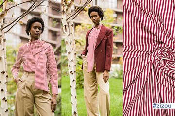 stribet stof, stof med striber